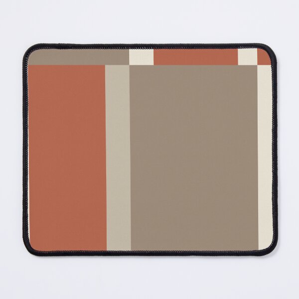 Item preview, Minimal Geometric Rectangles Lines 10 | Mid Century Terracotta Taupe designed and sold by MarleneCanto.