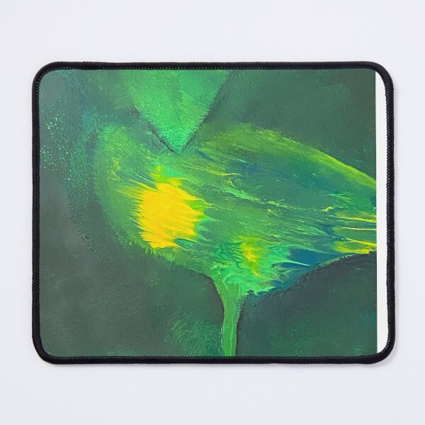 Item preview, Emerald Green Abstract Avian Fluid designed and sold by AlexaFurqan.