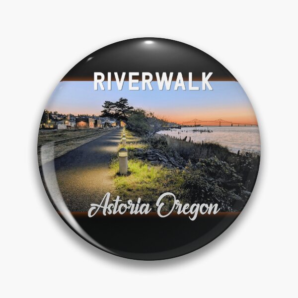 Item preview, Riverwalk Astoria - Megler Bridge between Astoria Oregon and Megler Washington designed and sold by WigOutlet.