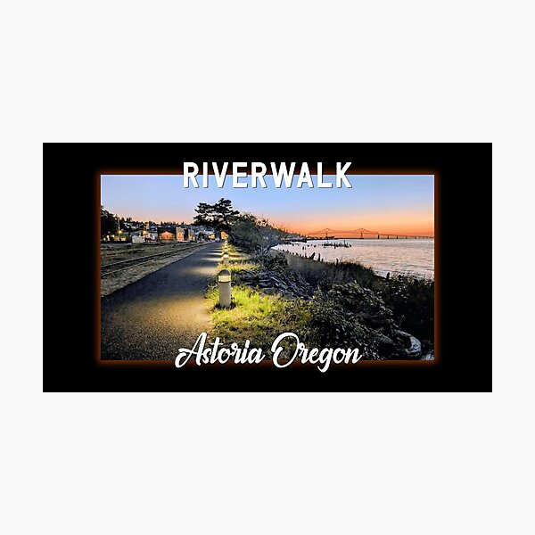 Item preview, Riverwalk Astoria - Megler Bridge between Astoria Oregon and Megler Washington designed and sold by WigOutlet.