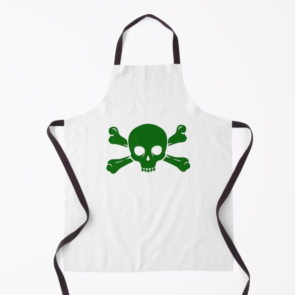 Item preview, Dark Green Halloween Jolly Roger Skull Design designed and sold by pattern-archive.