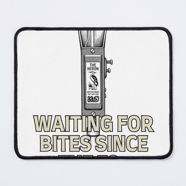 Item preview, Heron Bite Indicator “Waiting For Bites Since The 70s” Fishing – Vintage designed and sold by Always-Angling.