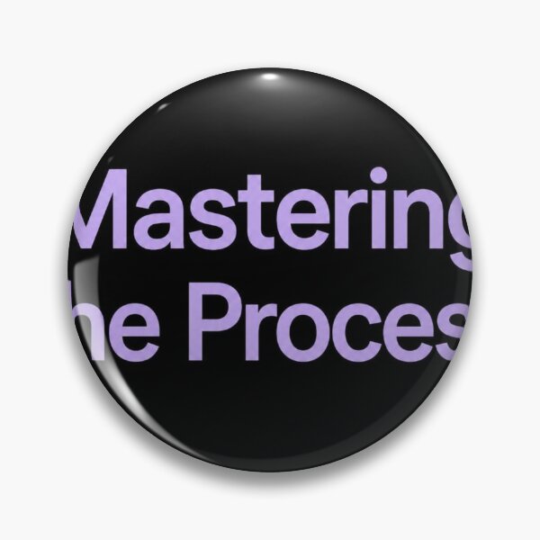 Item preview, Mastering the Process Minimalist Motivational Typography Art designed and sold by Lespribos .