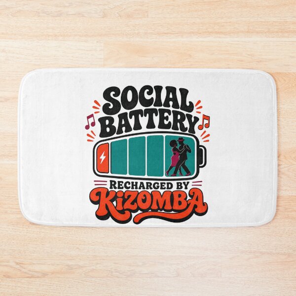 Item preview, Social Battery Recharged By Kizomba designed and sold by MOSIDRIP™.