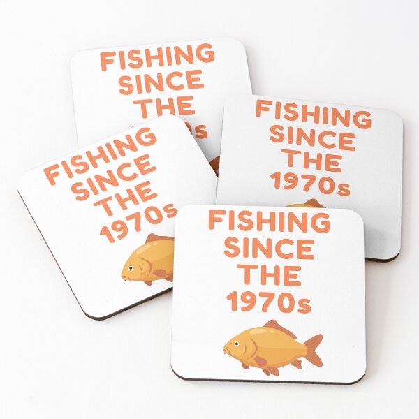 Item preview, “Fishing Since The 1970s” Retro Angling – Vintage 70s Fisherman Gift designed and sold by Always-Angling.
