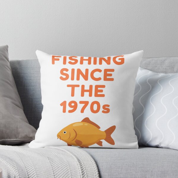 Item preview, “Fishing Since The 1970s” Retro Angling – Vintage 70s Fisherman Gift designed and sold by Always-Angling.