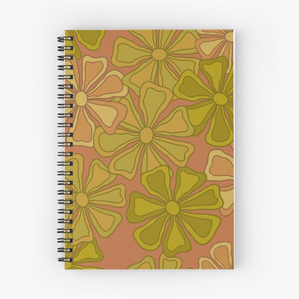 Item preview, Mod flowers on terra cotta designed and sold by MarySchwindt.