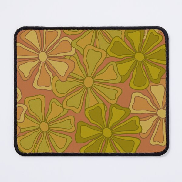 Item preview, Mod flowers on terra cotta designed and sold by MarySchwindt.