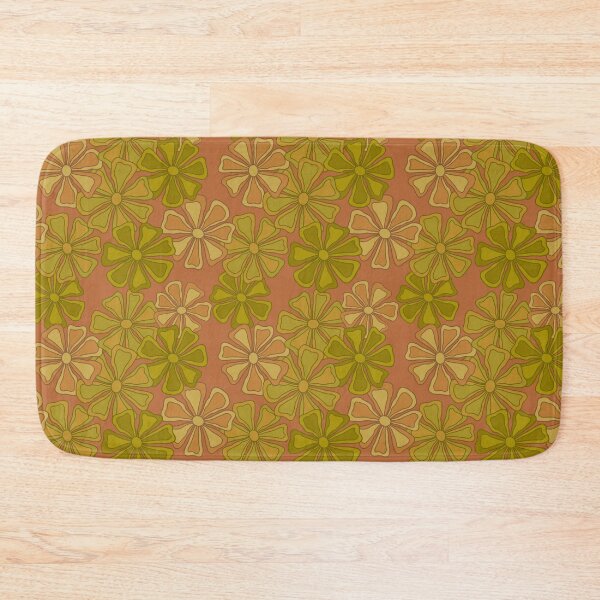 Item preview, Mod flowers on terra cotta designed and sold by MarySchwindt.