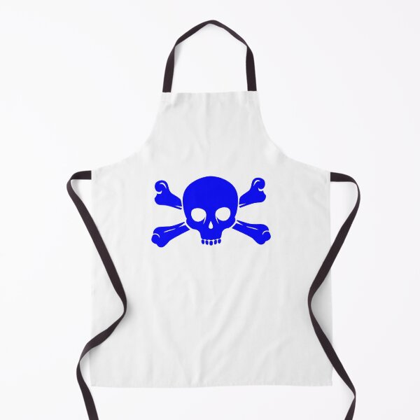 Item preview, Blue Halloween Jolly Roger Skull Design designed and sold by pattern-archive.