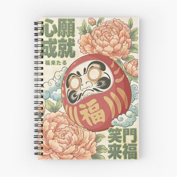 Item preview, Daruma & Peonies designed and sold by SD-Din.