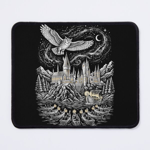 Item preview, Wizard Castle Owl Shirt, Wizard School Unisex Tee, Magical Fantasycore Graphic T-Shirt, Comfort Colors Gift for Potter Fans, Book Lovers Apparel designed and sold by aladden.
