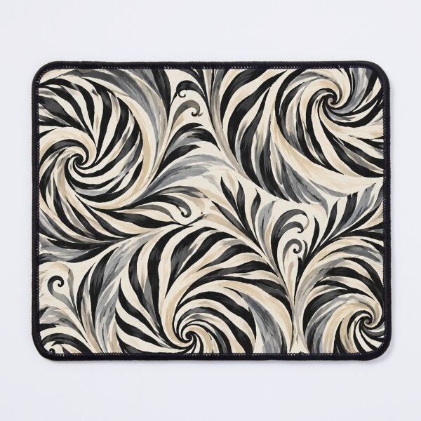 Item preview, Hand-Painted Zebra Spiral Textile Pattern designed and sold by annenambiro.