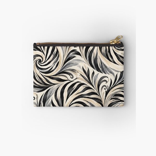 Item preview, Hand-Painted Zebra Spiral Textile Pattern designed and sold by annenambiro.