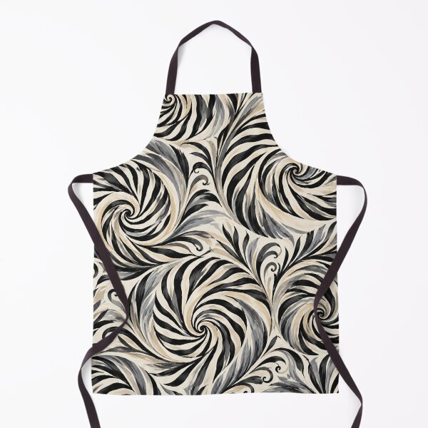 Item preview, Hand-Painted Zebra Spiral Textile Pattern designed and sold by annenambiro.