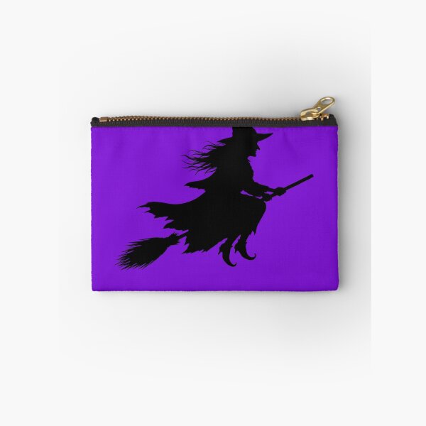 Item preview, Silhouetted Witch in Mid-Flight – Flying Witch, Spooky Halloween Gothic Design designed and sold by Jandedan.