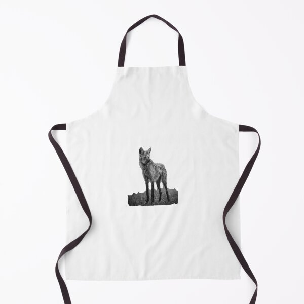 Item preview, Maned Wolf in Monochrome: Grassland Sentinel designed and sold by Helt-enkelt.