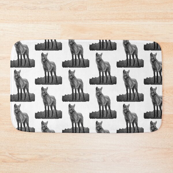 Item preview, Maned Wolf in Monochrome: Grassland Sentinel designed and sold by Helt-enkelt.