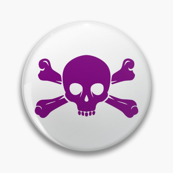 Item preview, Purple Halloween Jolly Roger Skull Design designed and sold by pattern-archive.