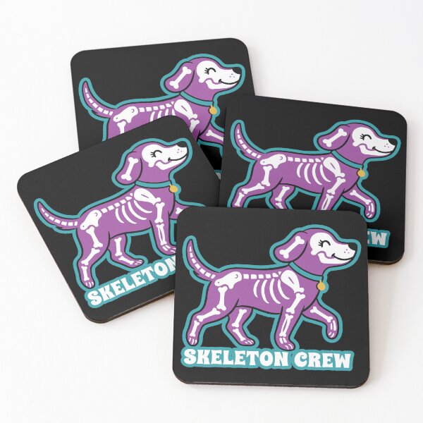 Item preview, Cute Skeleton Crew Dog Funny Halloween Cartoon designed and sold by ZUMERI.