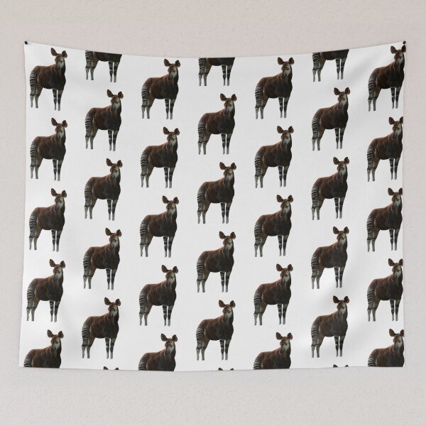 Item preview, Okapi in the Emerald Rainforest Mist designed and sold by Helt-enkelt.