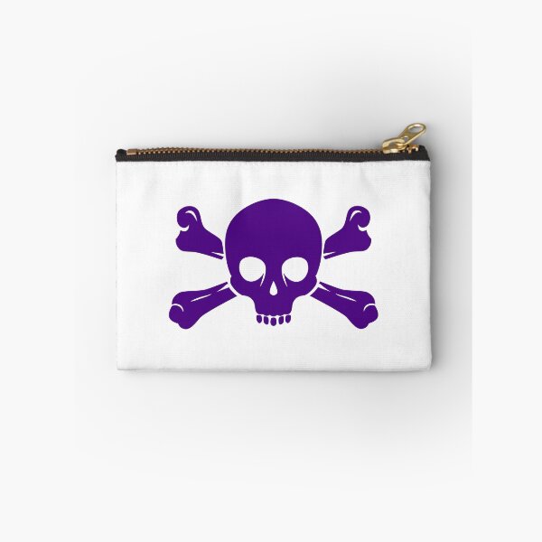 Item preview, Dark Purple Halloween Jolly Roger Skull Design designed and sold by pattern-archive.