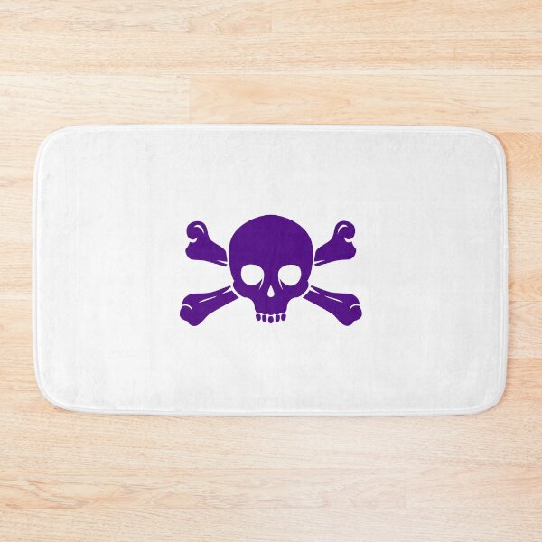 Item preview, Dark Purple Halloween Jolly Roger Skull Design designed and sold by pattern-archive.
