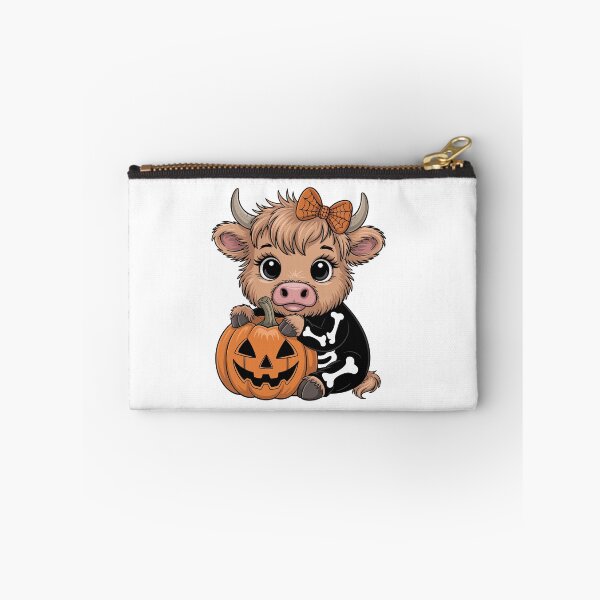 Item preview, Halloween Highland Cow Pumpkin Skeleton Design designed and sold by styleonestaa.
