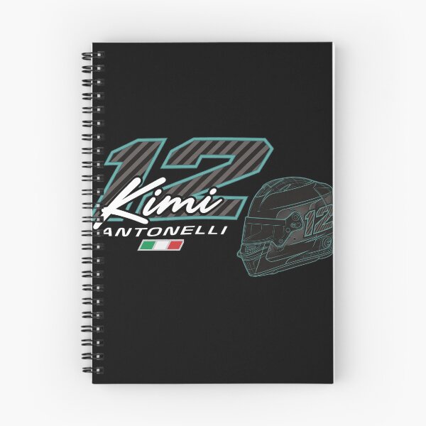 Item preview, Kimi Antonelli 12 Racing Helmet Italian Motorsport Badge designed and sold by PhotoArtMC.