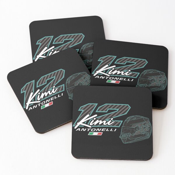Item preview, Kimi Antonelli 12 Racing Helmet Italian Motorsport Badge designed and sold by PhotoArtMC.