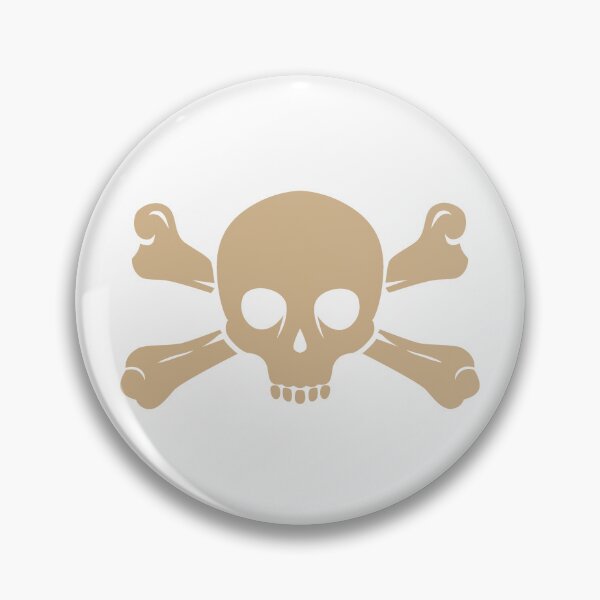 Item preview, Tan Halloween Jolly Roger Skull Design designed and sold by pattern-archive.
