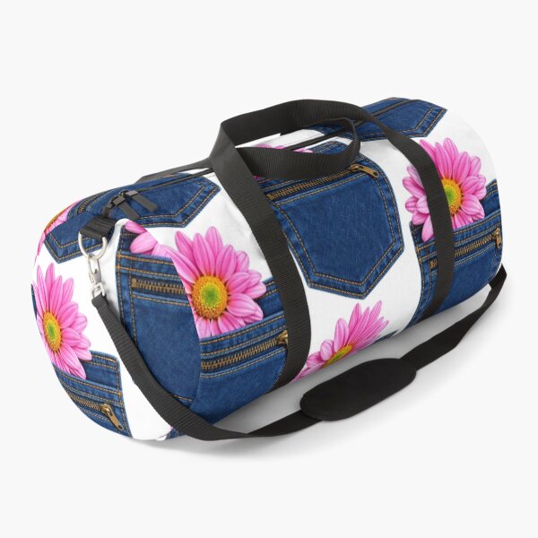 Item preview, Pink Daisy in Denim Pocket designed and sold by Kimberly Palmer.