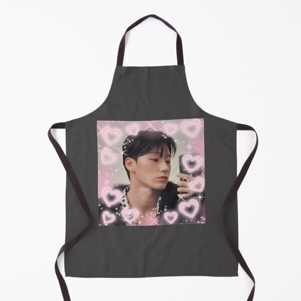 Item preview, Kpop Ateez San Selfie Design with Pink Hearts Photo Art designed and sold by FunnyAftertaste.