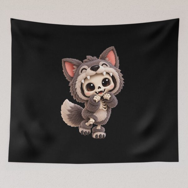 Item preview, Copy of Cute Werewolf Skeleton designed and sold by litleelseart.