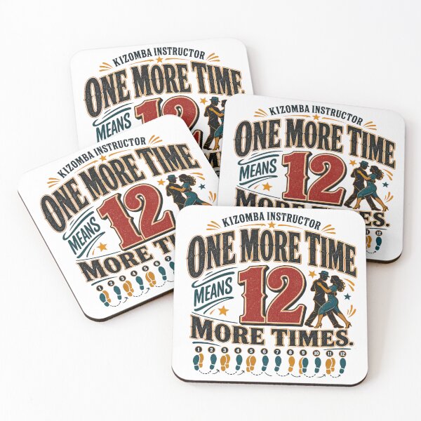 Item preview, Kizomba Instructor One More Time Humor designed and sold by MOSIDRIP™.