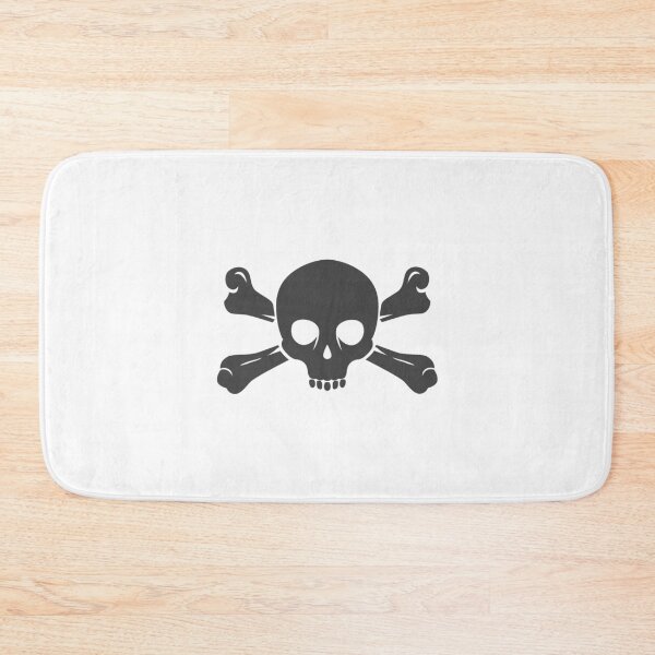 Item preview, Dark Gray Halloween Jolly Roger Skull Design designed and sold by pattern-archive.