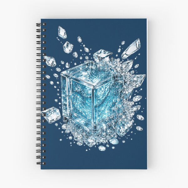 Item preview, Blue Water Glass Cube Explosion designed and sold by LiMarchee.