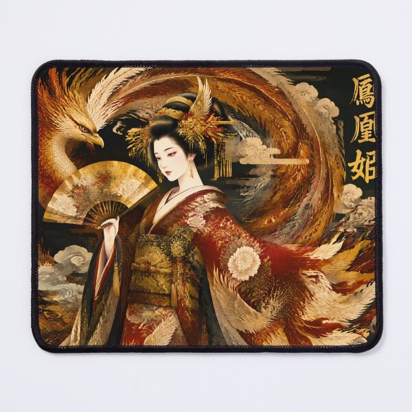 Item preview, Phoenix Geisha | Japanese Kimono & Phoenix Art designed and sold by kaxymax.