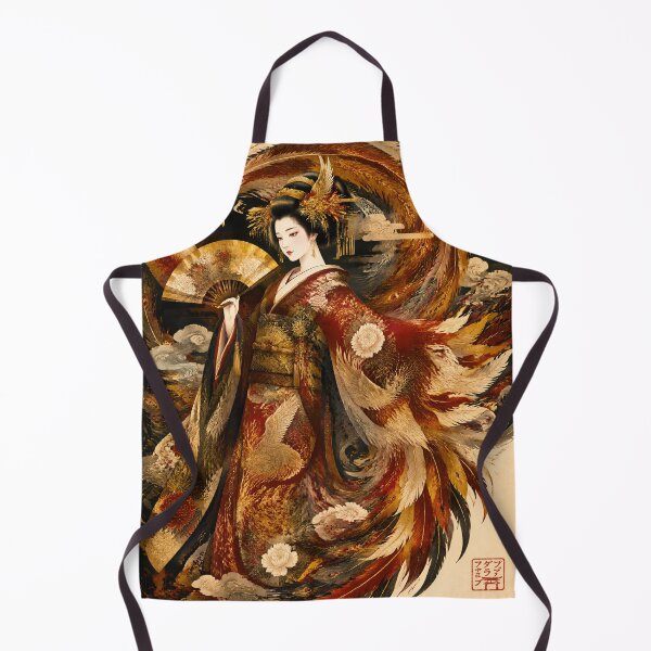 Item preview, Phoenix Geisha | Japanese Kimono & Phoenix Art designed and sold by kaxymax.