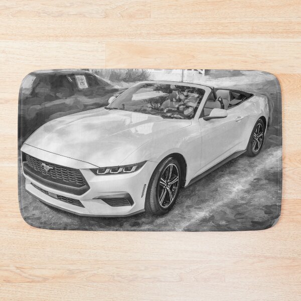 Item preview,  2024  Ford Mustang Convertible Side Profile Automotive Print designed and sold by RichFrancoCars.