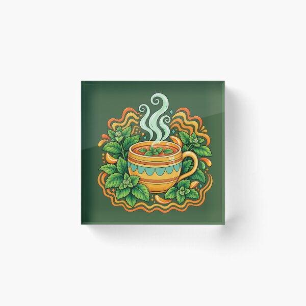 Item preview, Cozy Peppermint Tea with Orange and Mint designed and sold by PunchDrop.