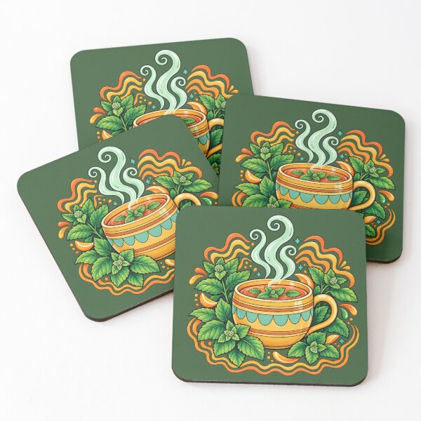 Item preview, Cozy Peppermint Tea with Orange and Mint designed and sold by PunchDrop.