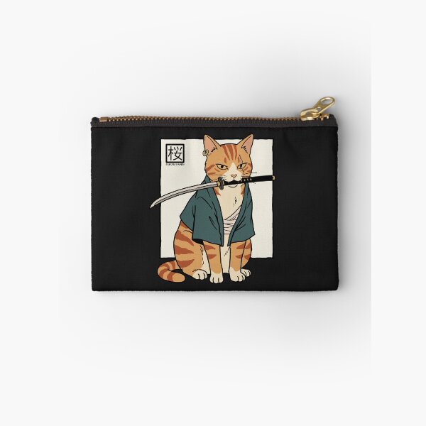 Item preview, Orange Tabby Samurai Cat in Retro Style designed and sold by SakuraHaven.
