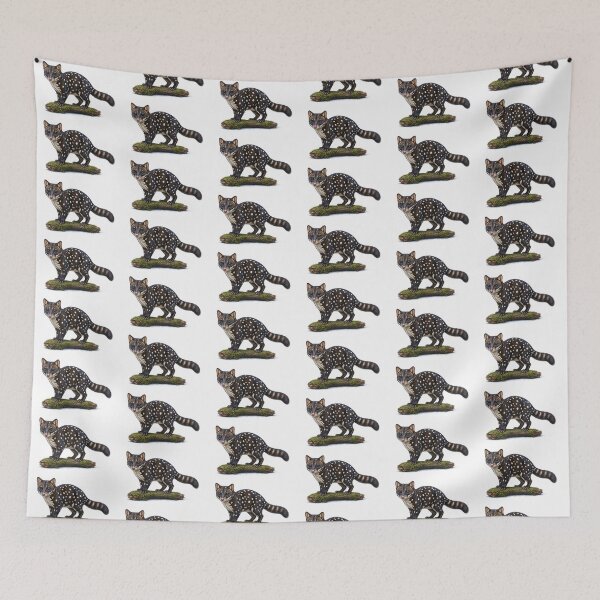 Item preview, Spotted-Tail Quoll Moonlit Painterly Wildlife Art designed and sold by Helt-enkelt.