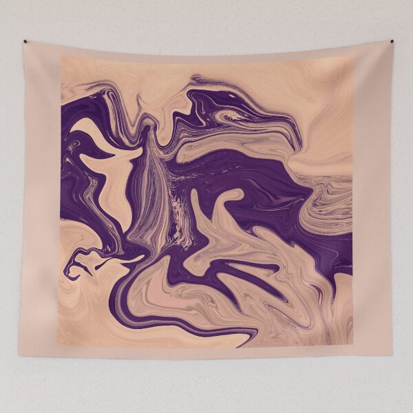 Item preview, Abstract fluid art pterodactyl dinosaur pattern designed and sold by Lukyanovart.