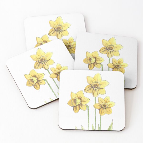 Item preview, Hand Drawn Daffodils designed and sold by MyCuriousMagpie.