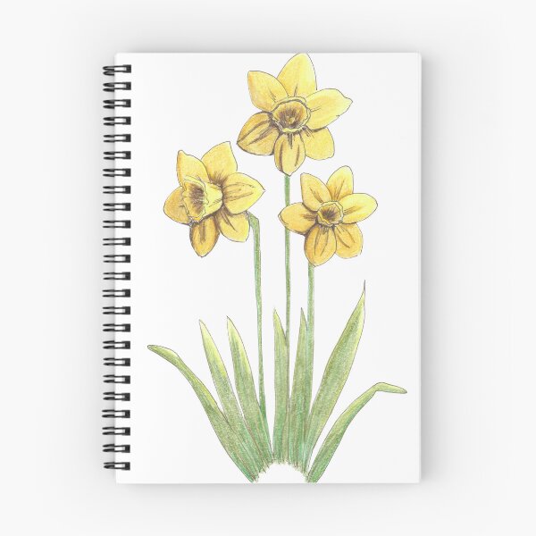 Item preview, Hand Drawn Daffodils designed and sold by MyCuriousMagpie.
