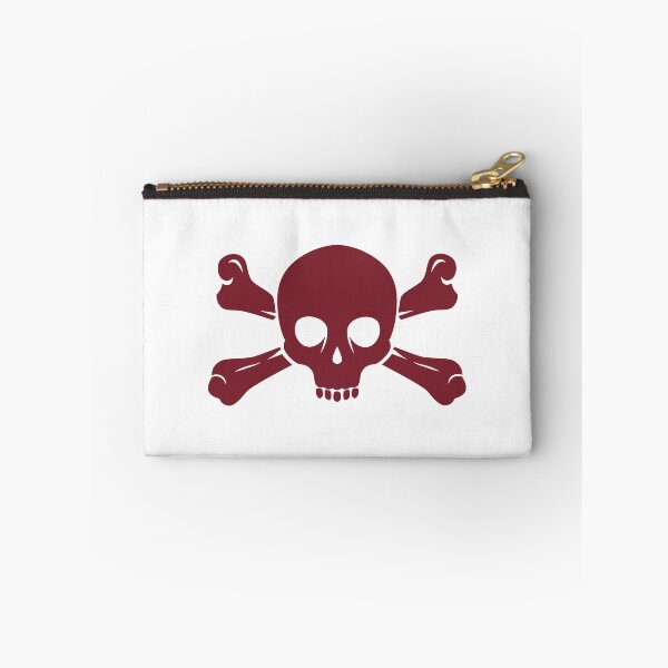 Item preview, Burgundy Halloween Jolly Roger Skull Design designed and sold by pattern-archive.