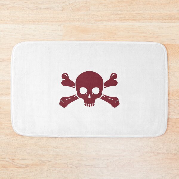 Item preview, Burgundy Halloween Jolly Roger Skull Design designed and sold by pattern-archive.