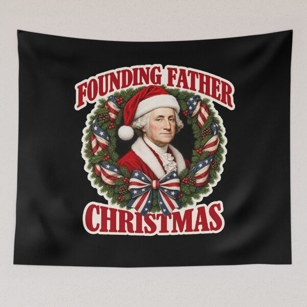 Item preview, George Washington Christmas Founding Father 1776 Holiday designed and sold by clothesy7.
